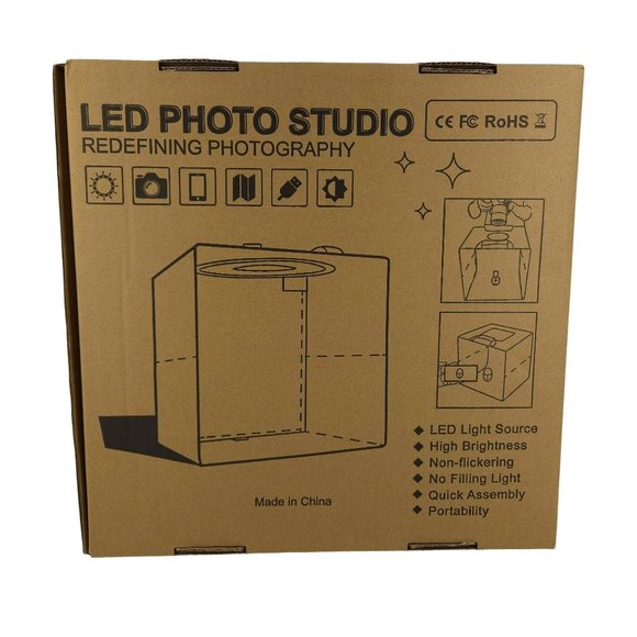 FC Rohs Cameras, Photo & Video Led Photo Studio Light Box Square